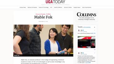 Dr. Mable Fok is featured in Focus on Faculty