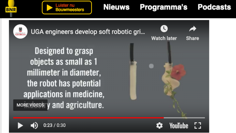Our Twining Plant Inspired Soft Robot is Reported by several online media